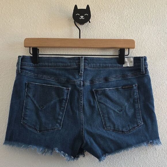 Hudson Jeans Pants - Hudson Amber Raw Edge Hem Jean Shorts Size 29